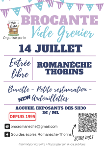 Brocante, Vide-greniers - Romanèche-Thorins