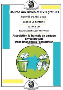 Bourse aux livres et dvd gratuits - Antony