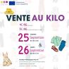 Vente au kilo de vêtements, chaussures et linge de maison