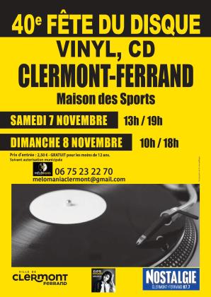 Fête du disque vinyl et CD - Clermont-Ferrand