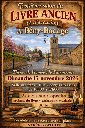 Salon du livre ancien et d'occasion - Le Bény-Bocage