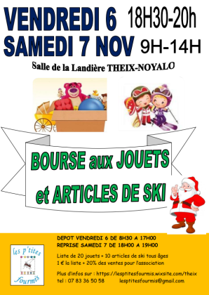 Bourse aux jouets et articles de ski - Theix-Noyalo