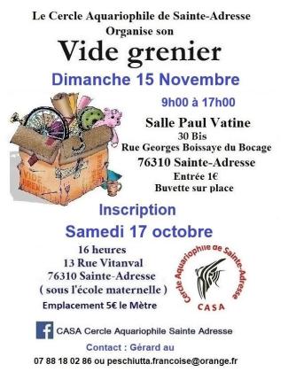 Brocante, Vide-greniers - Sainte-Adresse