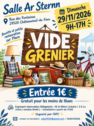 Vide-greniers - Châteauneuf-du-Faou