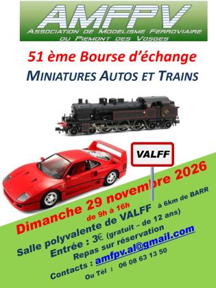 BOURSE AUX MINIATURES AUTOS ET TRAINS - Valff