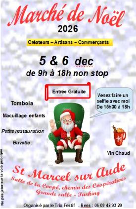 Marché de Noël - Saint-Marcel-sur-Aude
