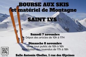 Bourse aux skis et matériel de montagne