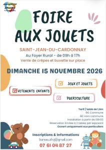 Foire aux jouets, livres enfants, puériculture - Saint-Jean-du-Cardonnay