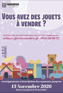 Bourse aux jouets - Ferrières-en-Brie