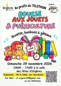 Bourse aux jouets - Orgères