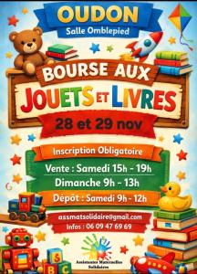 Bourse aux jouets et livres - Oudon
