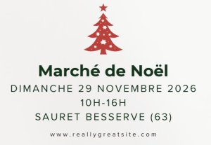 Marché de Noël - Sauret-Besserve