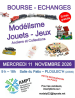 Bourse modélisme ferroviaire, naval, maquettes, jouets anciens et de collection, jeux de société 