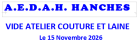 Vide-ateliers couture et laine - Hanches