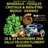 Salon Minéraux Fossiles Cristaux & Bien-Être Bijoux et Gemmes d’Avignon + Expo Préhistorique - 